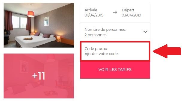 Panier commande code promo Appart&apos;City