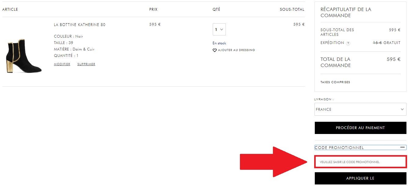 Utiliser un codes promo Stuart Weitzman