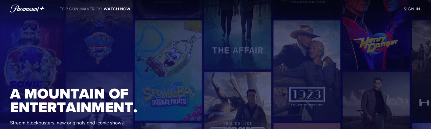 Melde dich einfach und schnell bei Paramount+ an und streame viele Serien und Filme