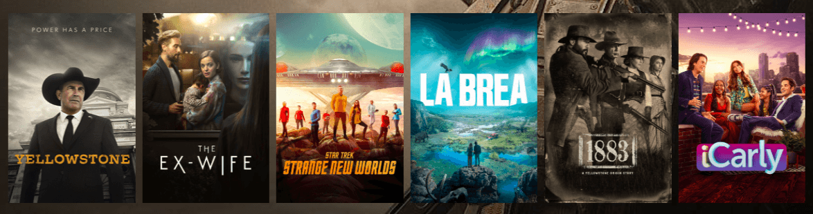 Streame exklusive Filme und Serien wie Yellowstone bei Paramount+