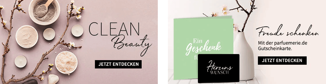 Shoppe Clean Beauty und Geschenkgutscheine bei Parfuemerie.de im Online-Shop