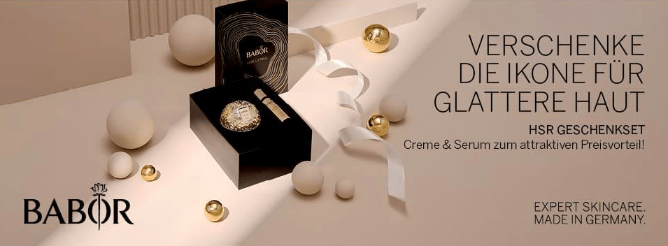 Staube ein tolles Gratis-Geschenk mit deiner Babor Bestellung bei Parfumdreams ab