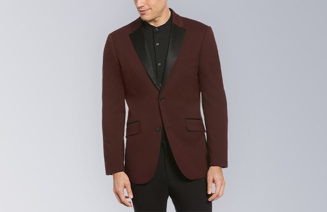 Perry Ellis Men's Slim Fit Wool Suit Jacket