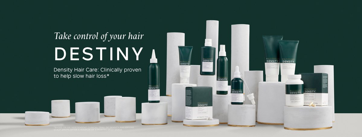 The Density hair care range from Philip Kingsley