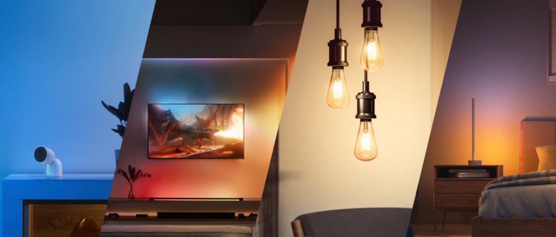 Philips Hue deals page image showing