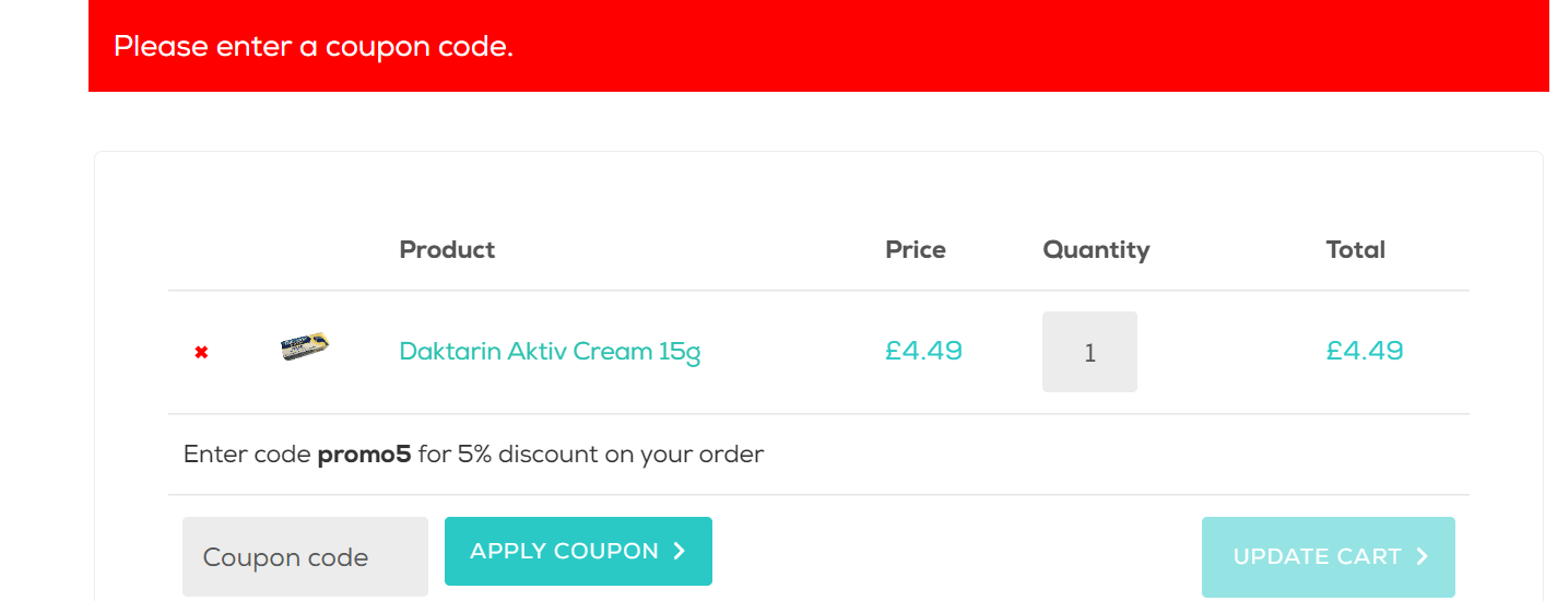 Post My Meds discount code redemption box