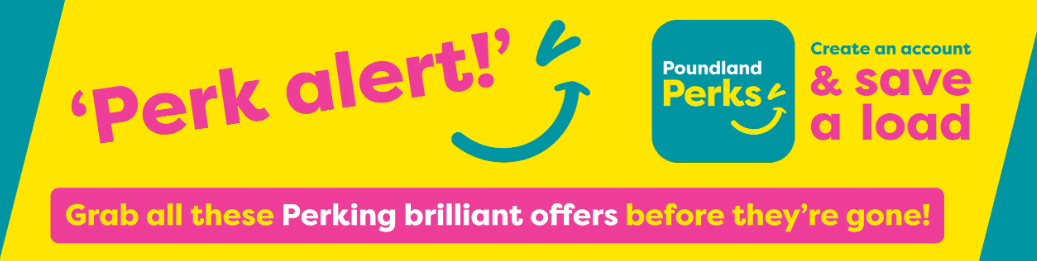 Poundland Perks banner