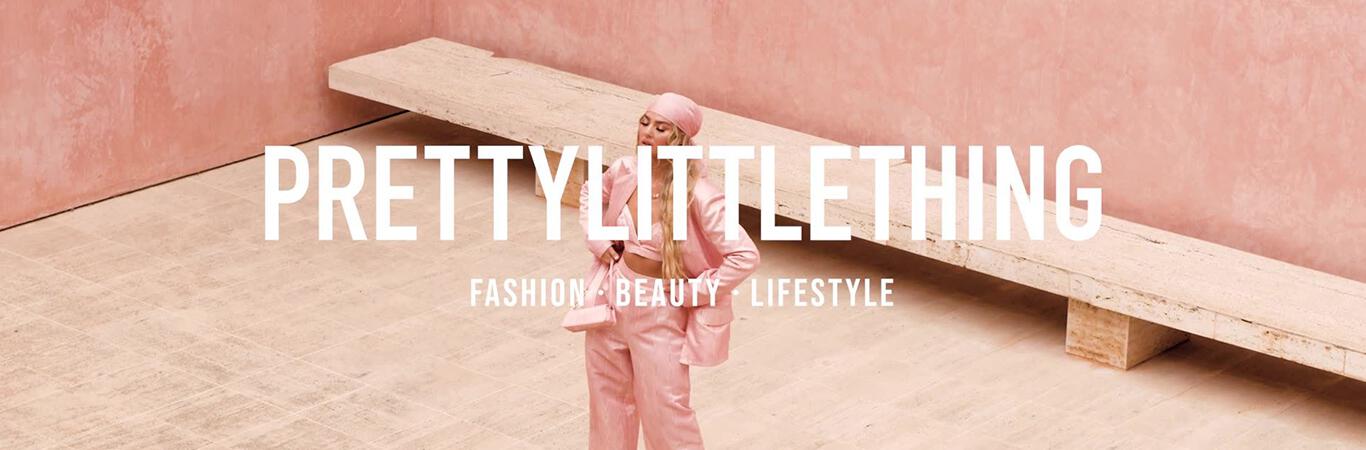 prettylittlething homepage banner