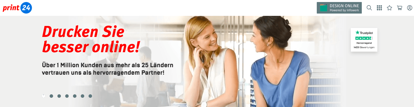 Schnell und kostengünstig bei print24 online drucken