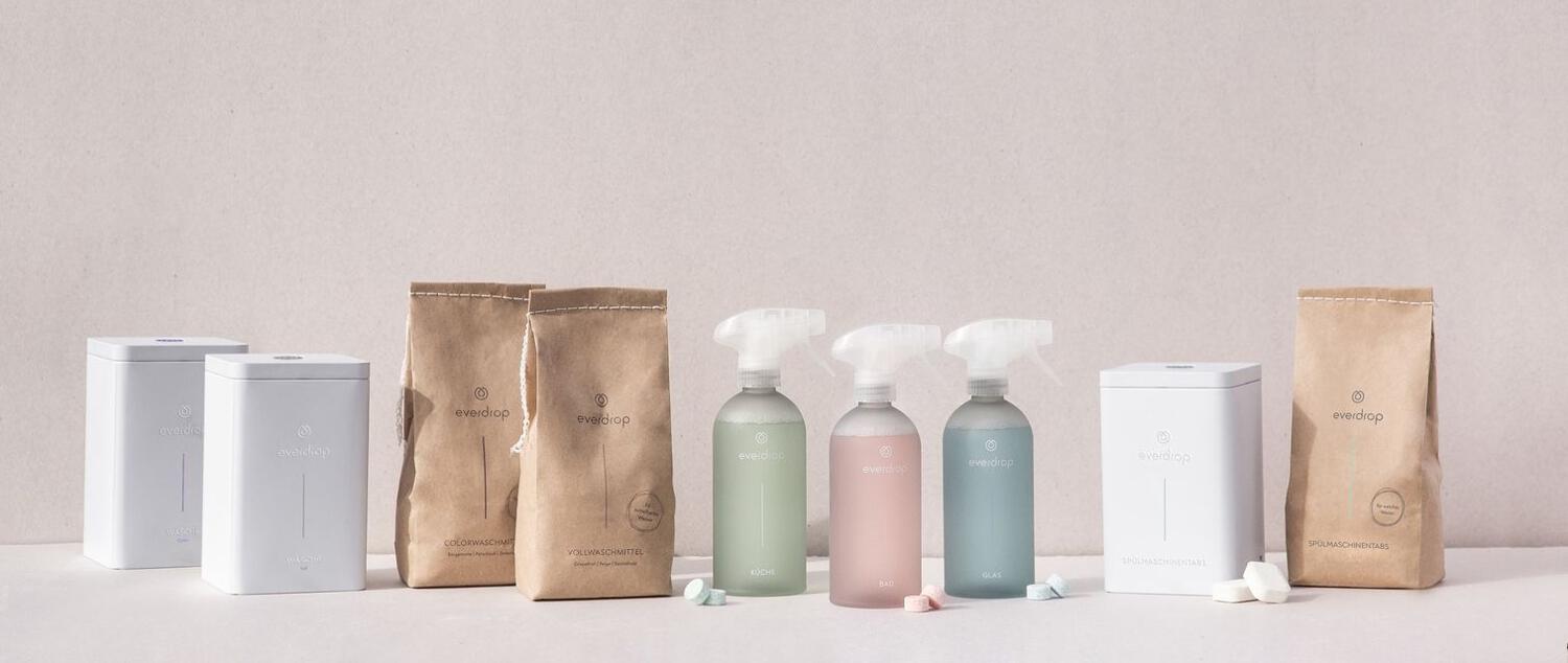 Lessives et produits nettoyants everdrop