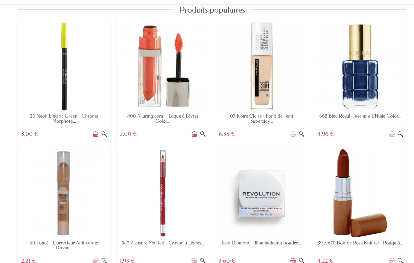 Produits populaires Jesenslebonheur.fr