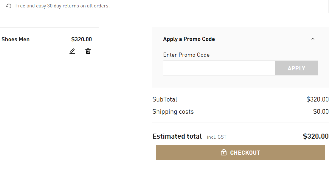 Puma discount code redemption box image