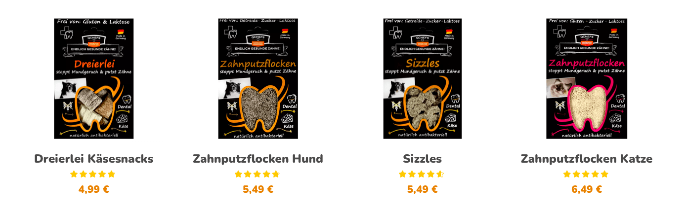 Beliebte Produkte im Online-Shop von Qchefs