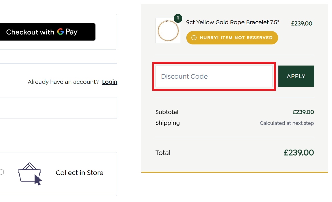 Ramsdens discount code box picture