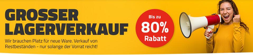 Bis zu 80 % im ration1 Lagerverkauf