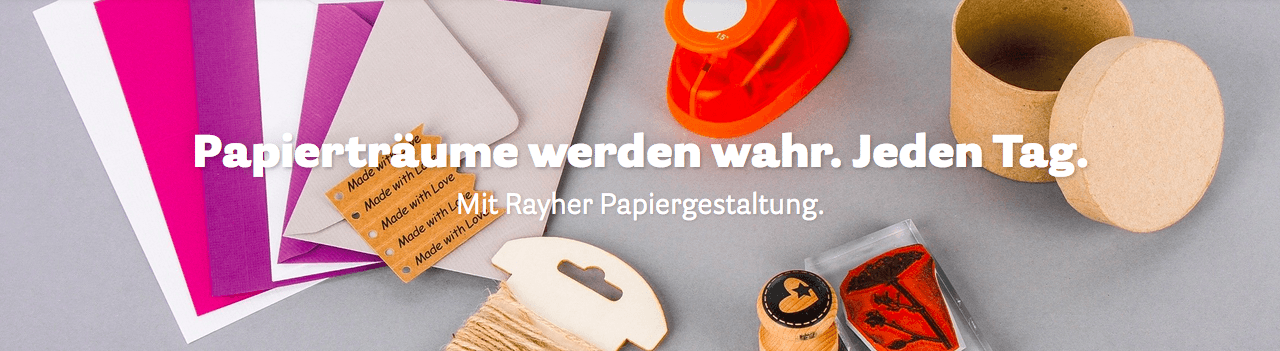 Lass deine Papierträume wahr werden mit Rayher Bastelzubehör