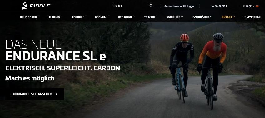 Ribble-Shop für Fahrräder, E-Bikes, Hybrid und Zubehör