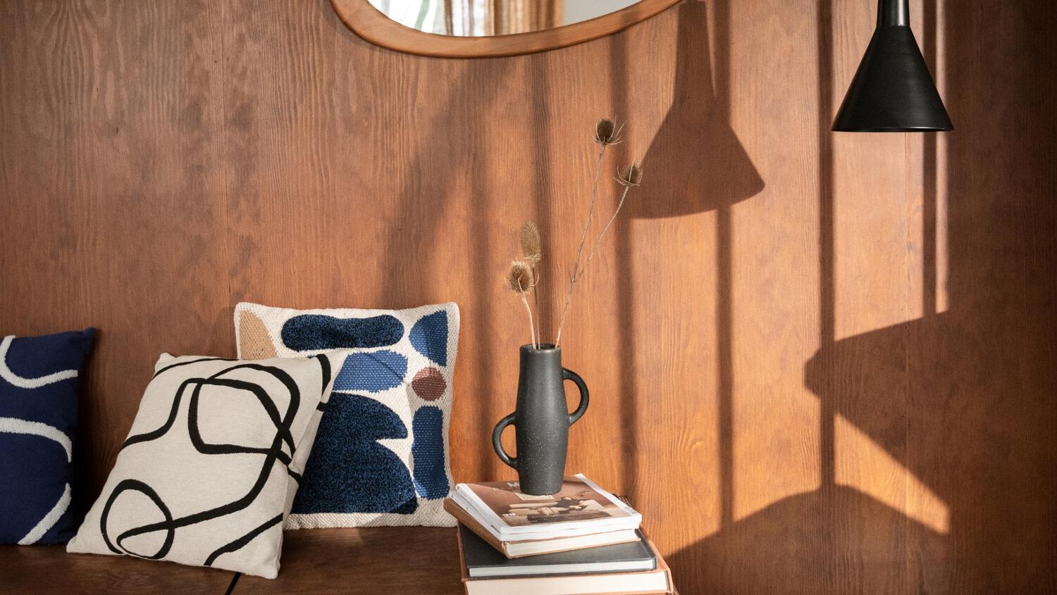 photo d&apos;un salon meublé avec du mobilier Maisons du Monde