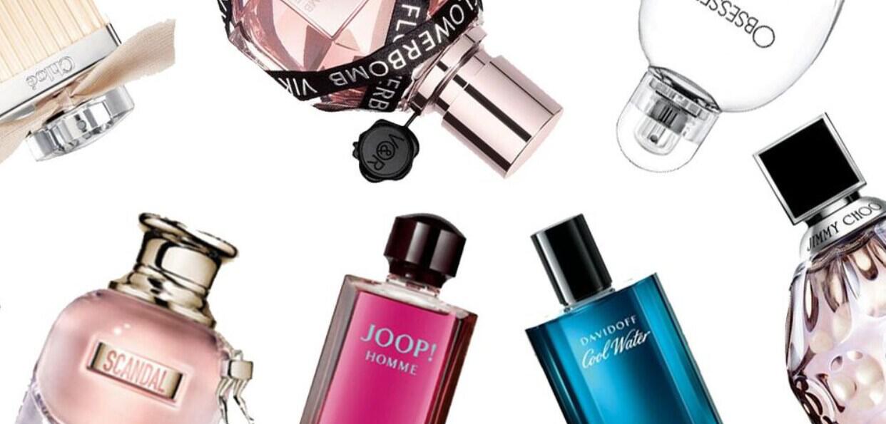 Scentsational offers page banner - A selection of fragrances and scents