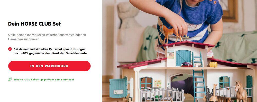 schleich Horse Club Set 20 Prozent günstiger