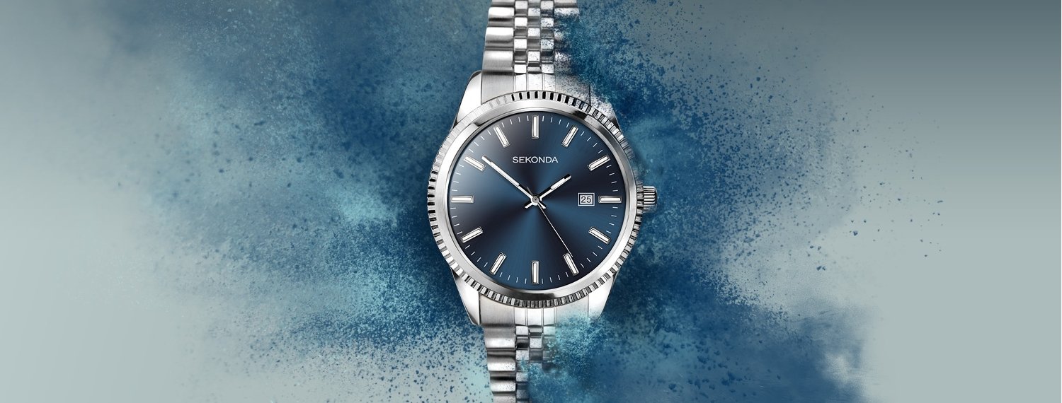 Sekonda banner image - silver Sekonda watch
