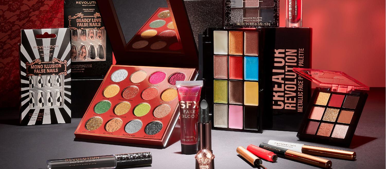 Sélection de make-up Revolution Beauty