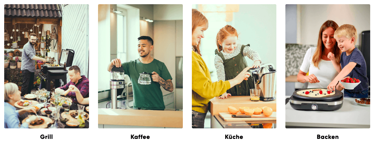 Online-Shop von Severin mit vielen nützlichen Küchenhelfern