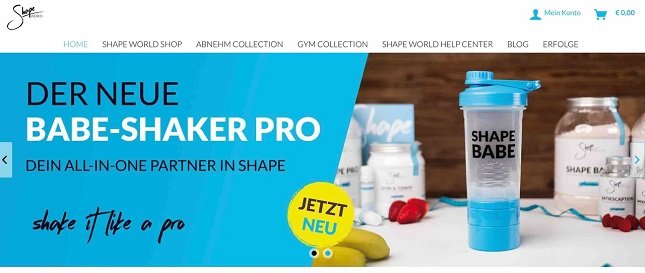 Shape World Shaker im Online Shop