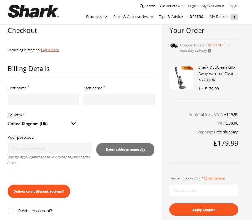 46% Off Shark Discount Codes & Voucher Codes | December 2022