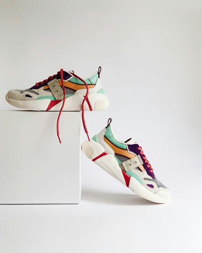Colorful sneakers