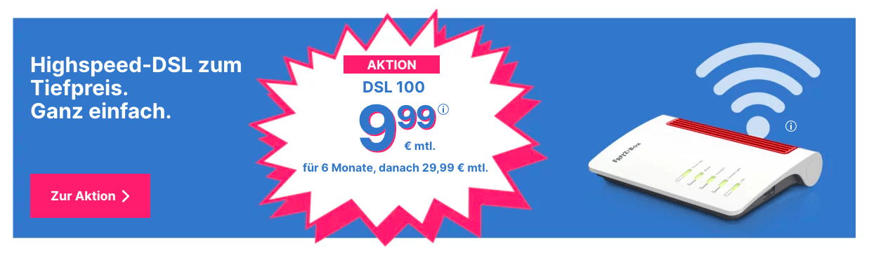 Löse einen tollen simplytel Gutschein ein und sichere dir schnelles Highspeed DSL zum kleinen Preis