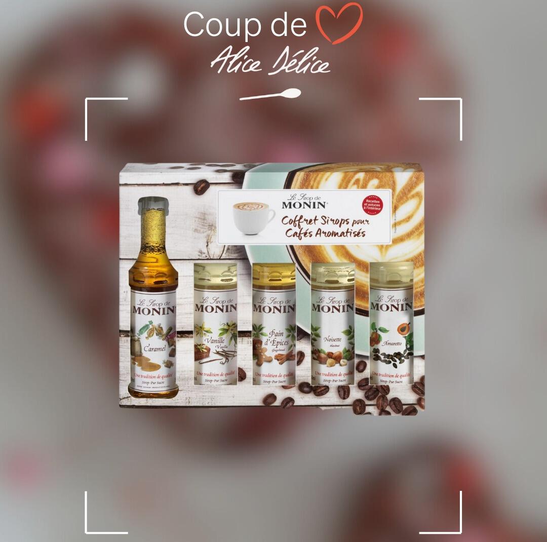Coffret de sirops Monin chez Alice Délice