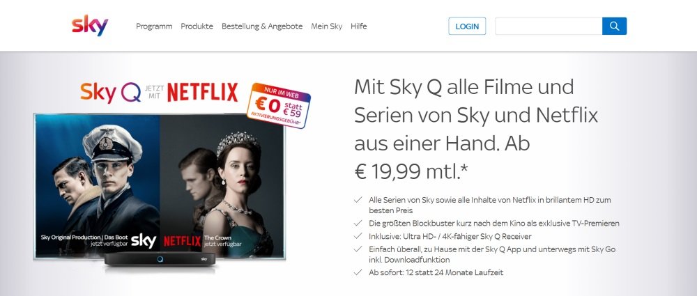 Sky Komplettpaket Angebot Sky Komplettpaket Angebot