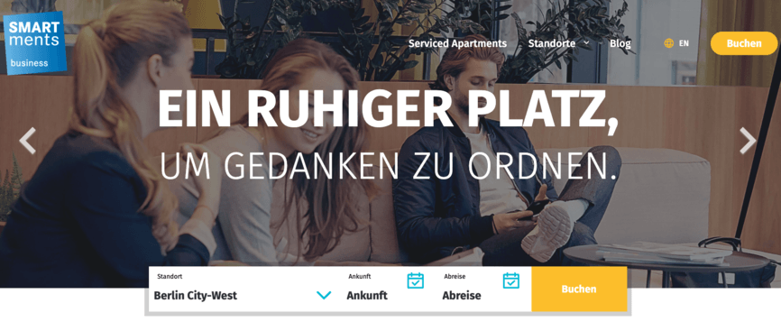 Mit SMARTments business-Gutscheinen wird Wohnen auf Zeit noch günstiger.
