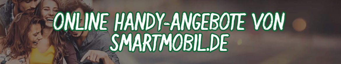 Banner für die smartmobil Gutscheinseite mit Hinweis auf Online Handy Angebote von smartmobil.de