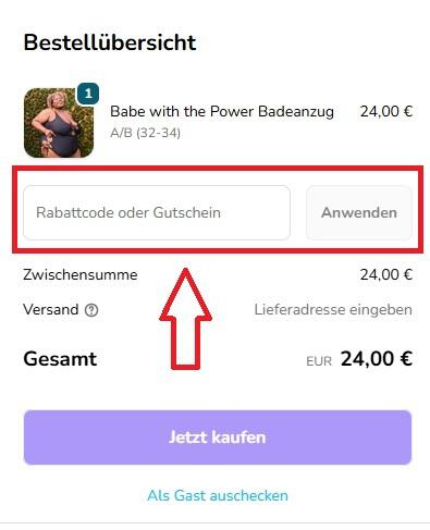  Warenkorb Ansicht um deinen Snag Tights Rabattcode einzugeben