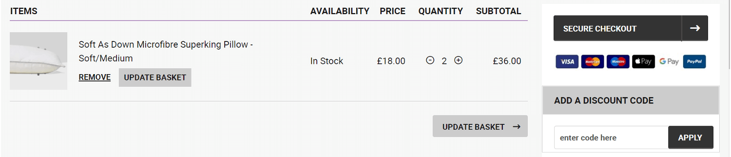 soak and sleep discount code application during checkout