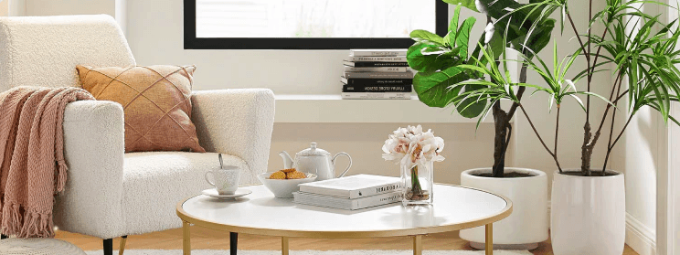 Finde tolle Möbel und Accessoires für dein Wohnzimmer bei Songmics zum kleinen Preis