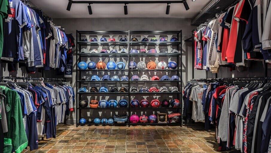 Einblick in einen Sport is good Laden mit einer großen Auswahl an Sportbekleidung