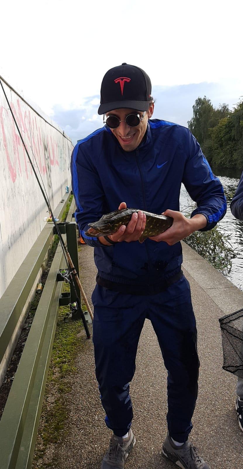 Outdoors expert Stephanos fishing