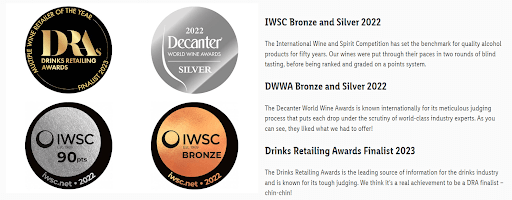 List of awards won by Lidl for their wine range