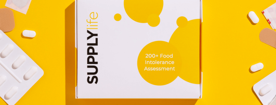Supply Life savings guide banner showing a kit box on yellow background
