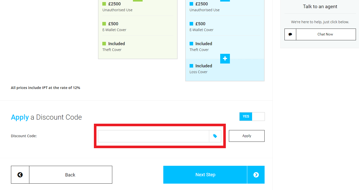 Switched On Insurance discount code box image