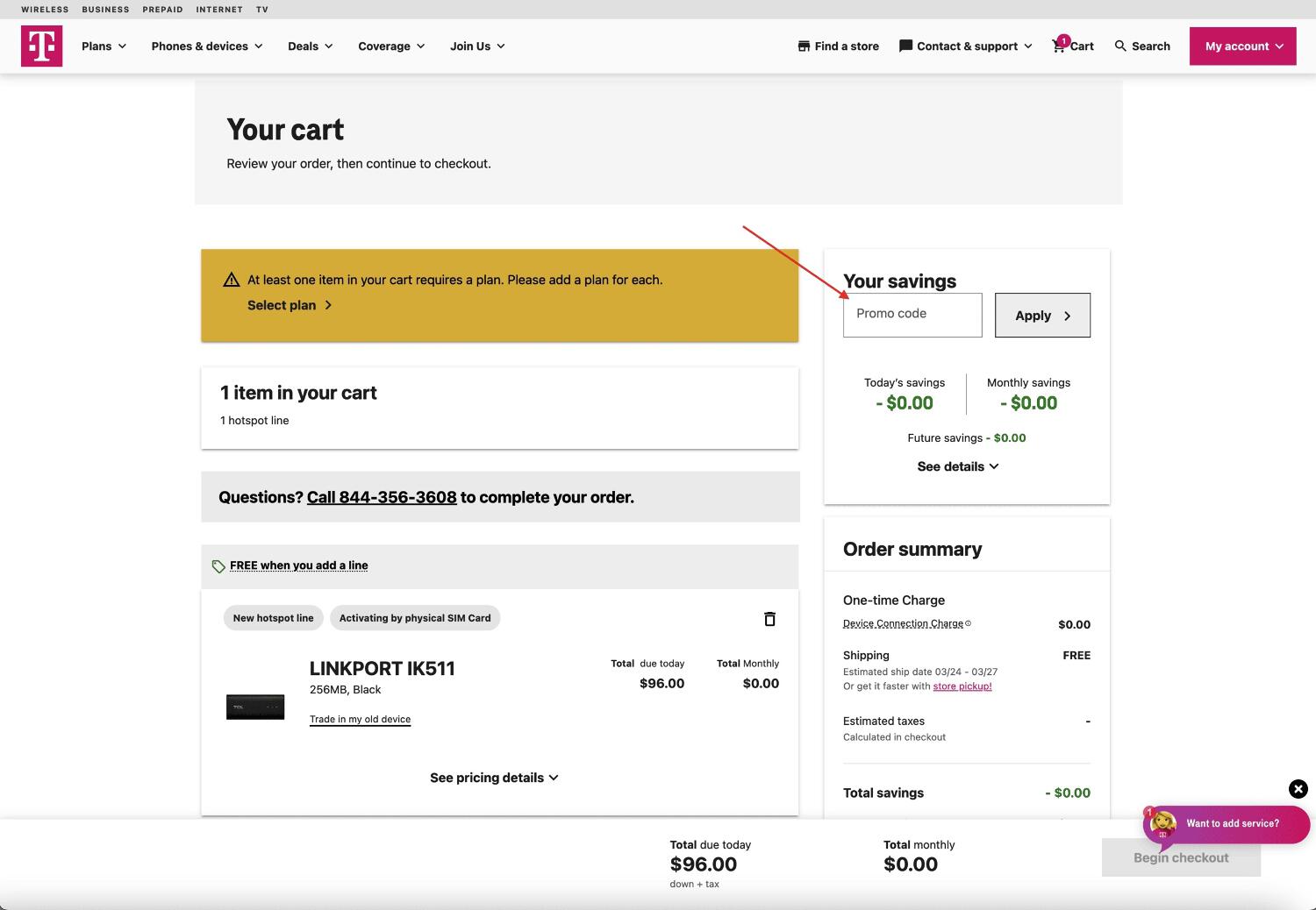 T-Mobile coupon box