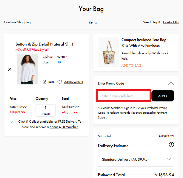 Taking Shape discount code box image