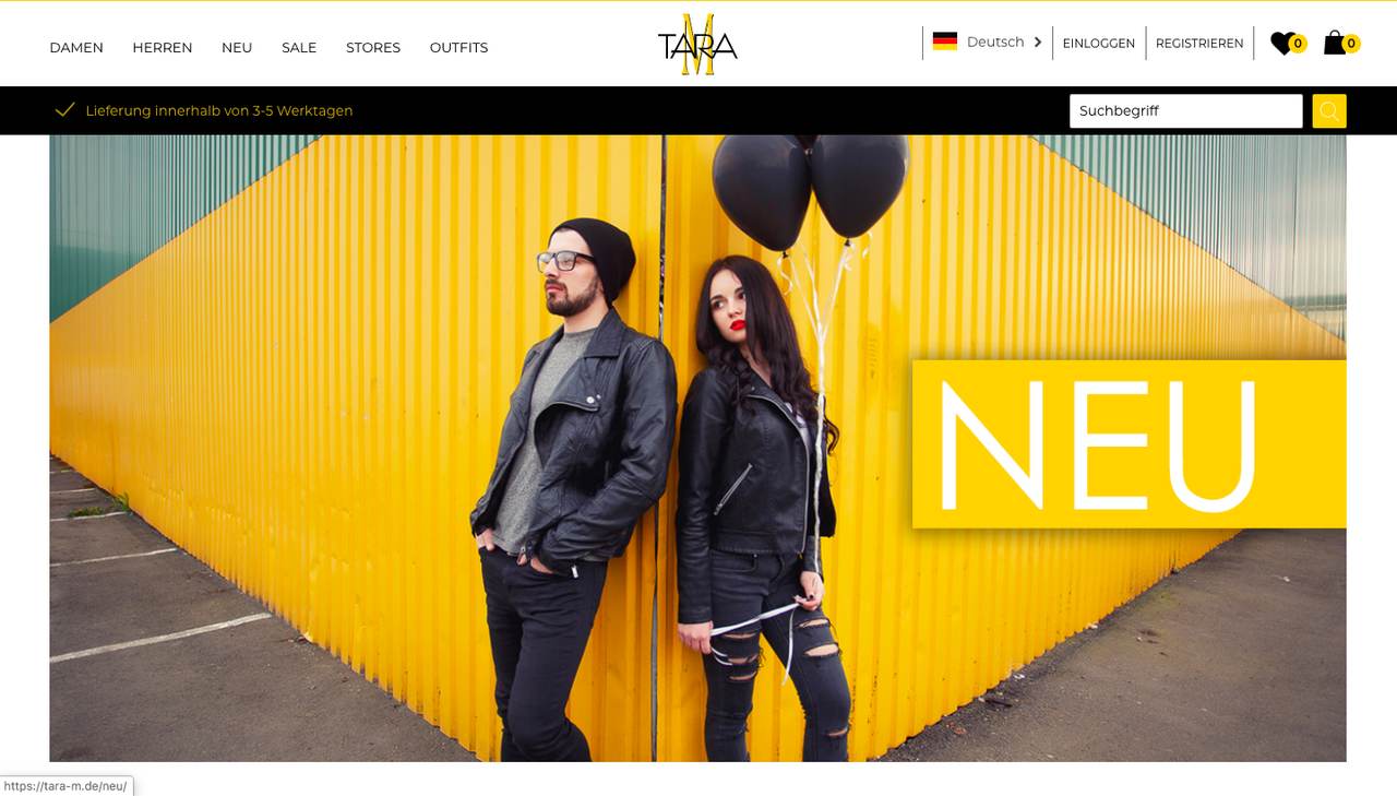 Online-Shop von Tara-M mit allen aktuellen Angeboten und Gutscheinen