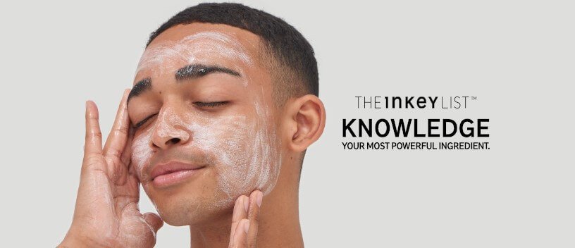 The Inkey List - Man applying moisturiser