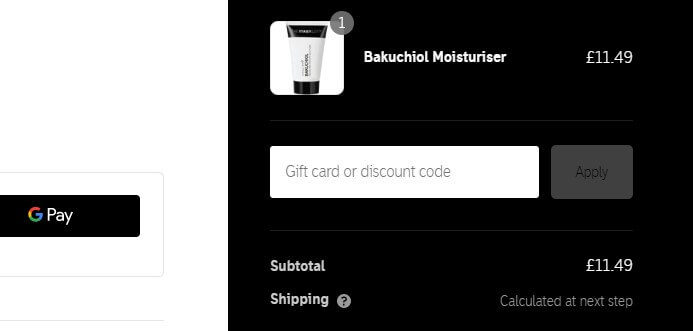 The Inkey List discount code box