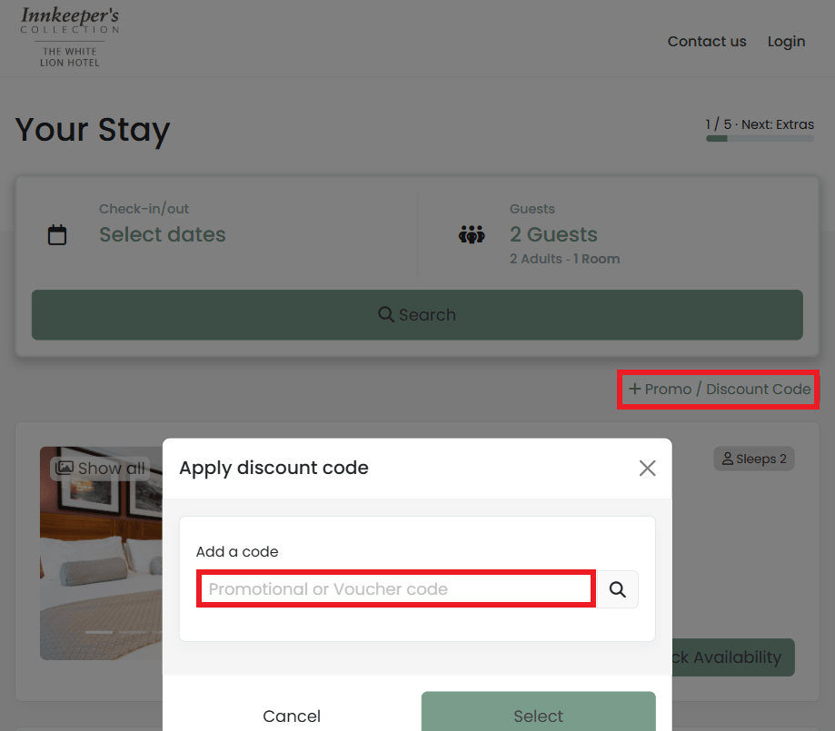 The Innkeeper's Collection discount code box image