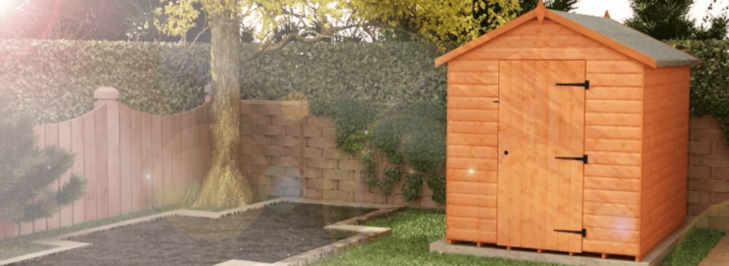 Tiger Sheds more ways to save guide. Banner shows a wooden shed in a garden